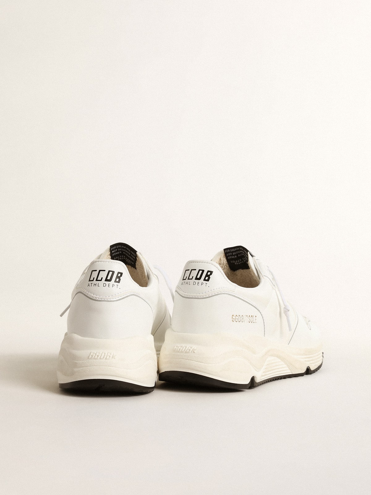 Golden Goose Women’s bio-based Running Sole with white star and heel tab