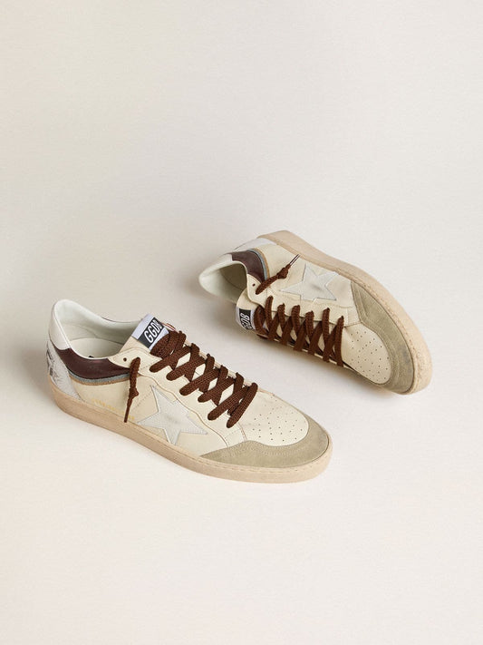 Golden Goose Men's Ball Star LTD in nappa with nappa star and leather heel tab