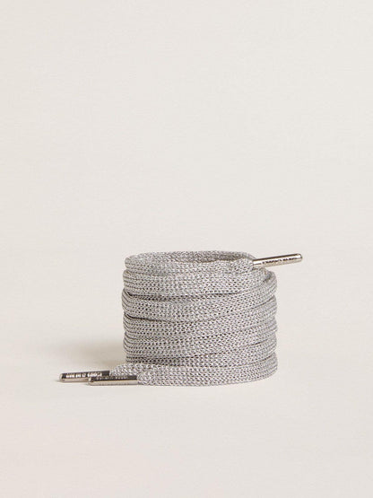 Golden Goose Silver lurex laces