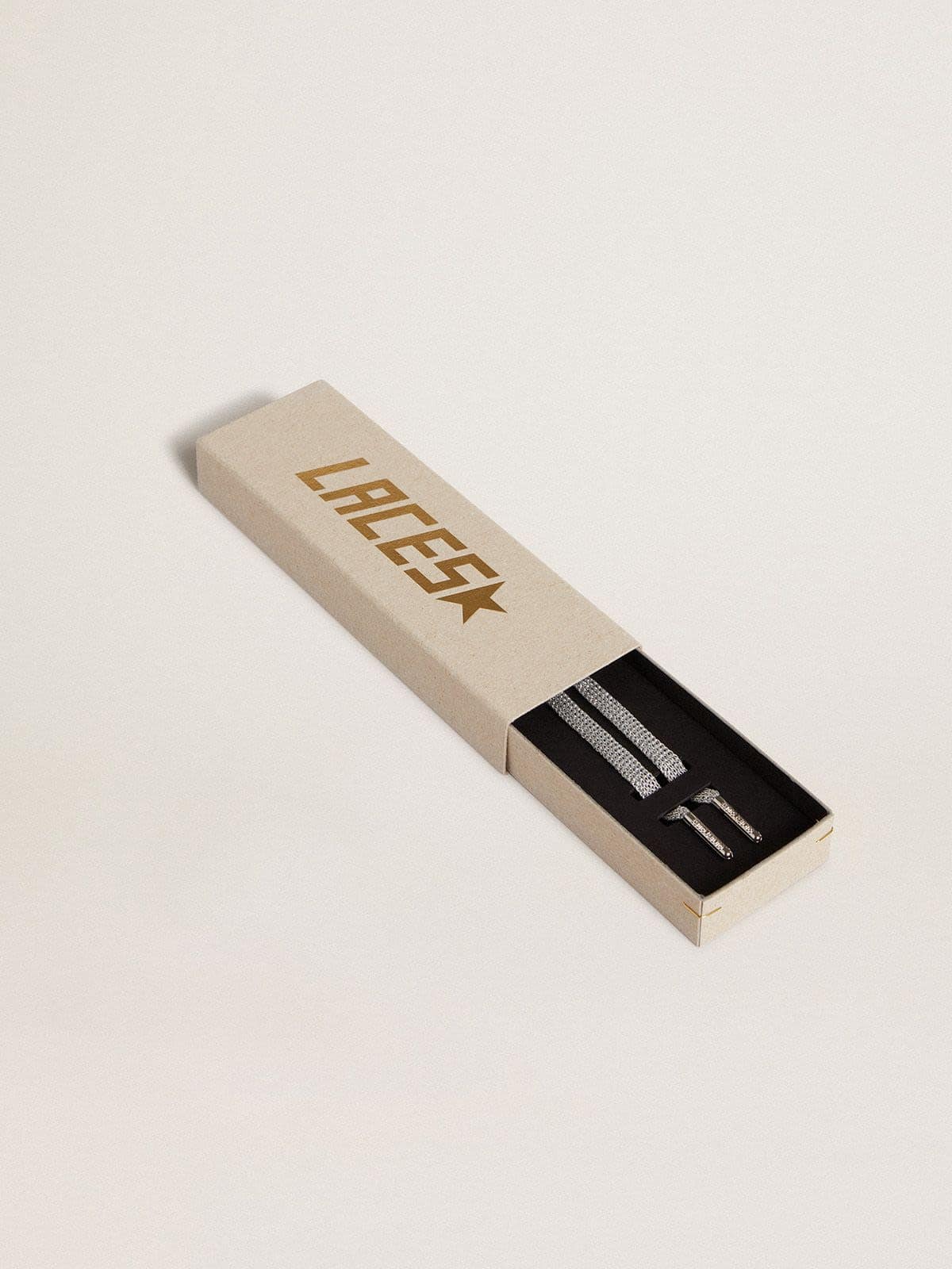 Golden Goose Silver lurex laces