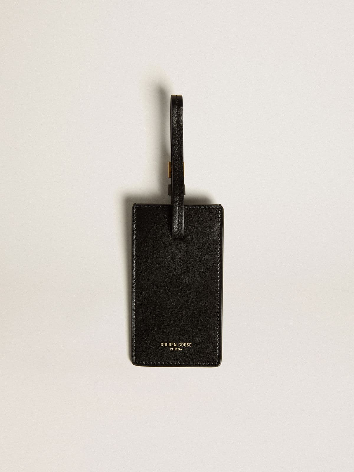 Golden Goose Black luggage tag