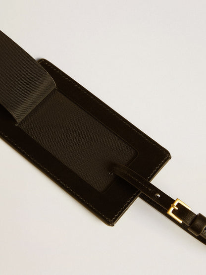 Golden Goose Black luggage tag