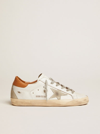 Golden Goose Women’s Super-Star sneakers with suede star and brown heel tab