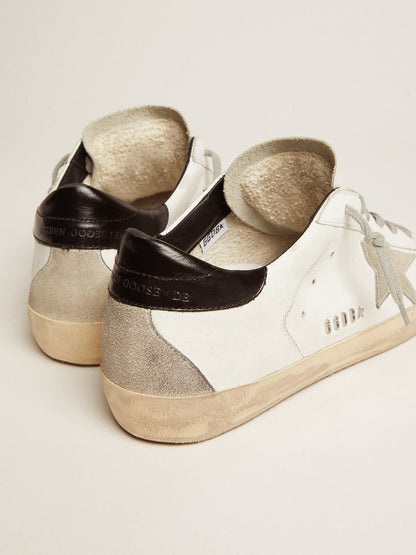 Golden Goose Women's Super-Star with black heel tab and metal stud lettering