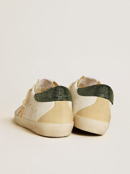 Golden Goose Women’s Super-Star LTD with leather star and Swarovski crystals heel tab