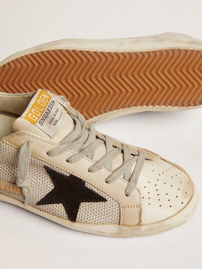 Golden Goose Women's Super-Star in leather with black star