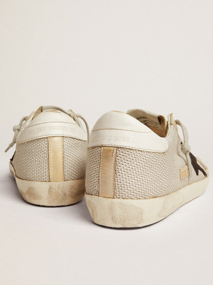 Golden Goose Women's Super-Star in leather with black star