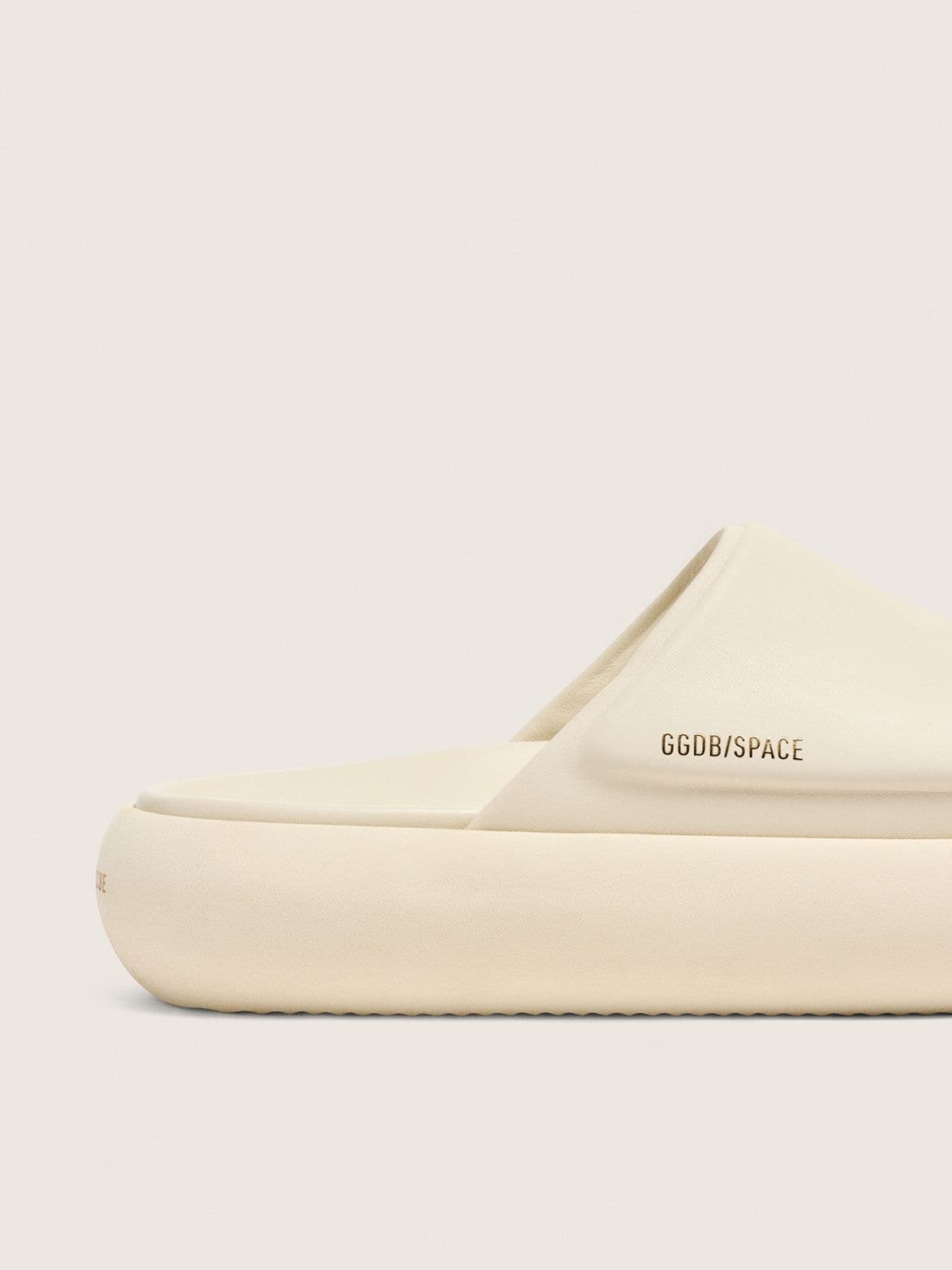 Golden Goose Women's Space-Star slip-ons in white leather