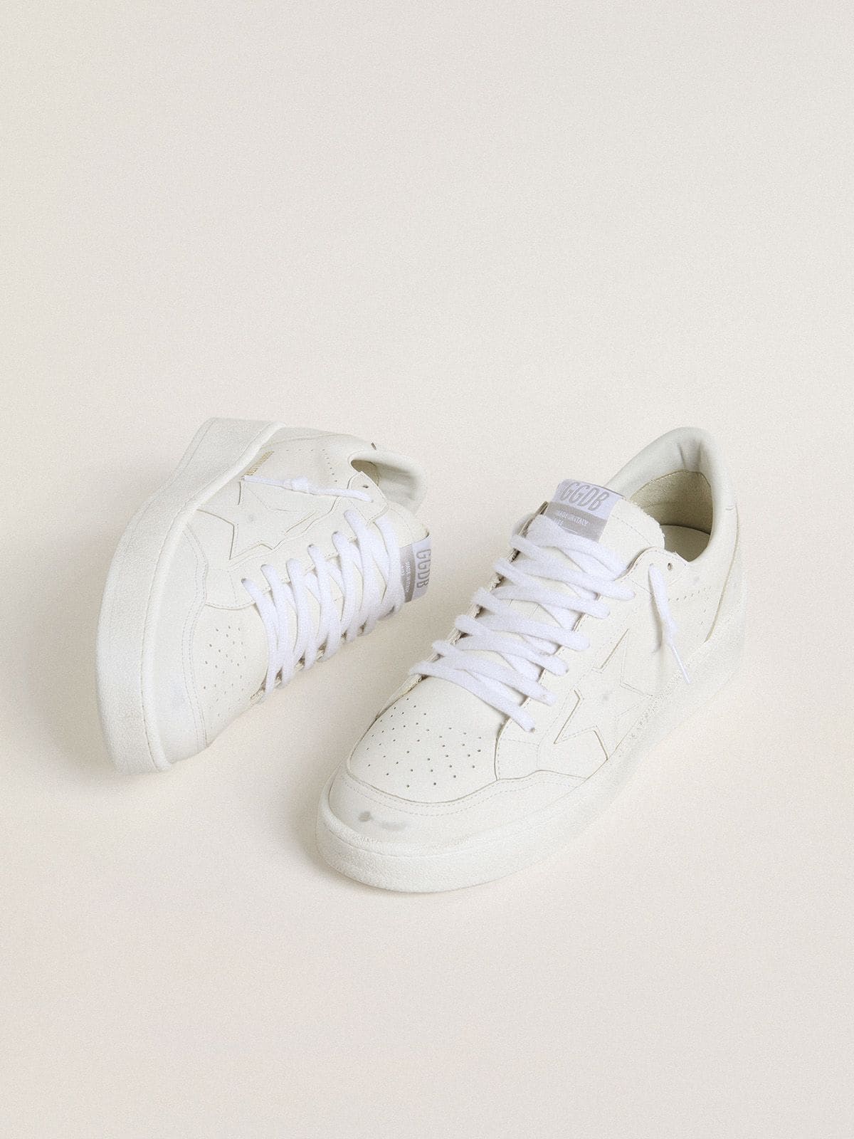 Golden Goose Women's Ball Star with white leather star and heel tab