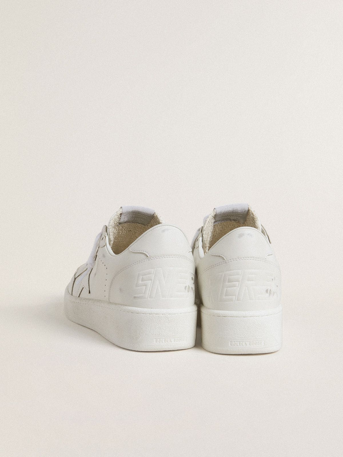Golden Goose Women's Ball Star with white leather star and heel tab