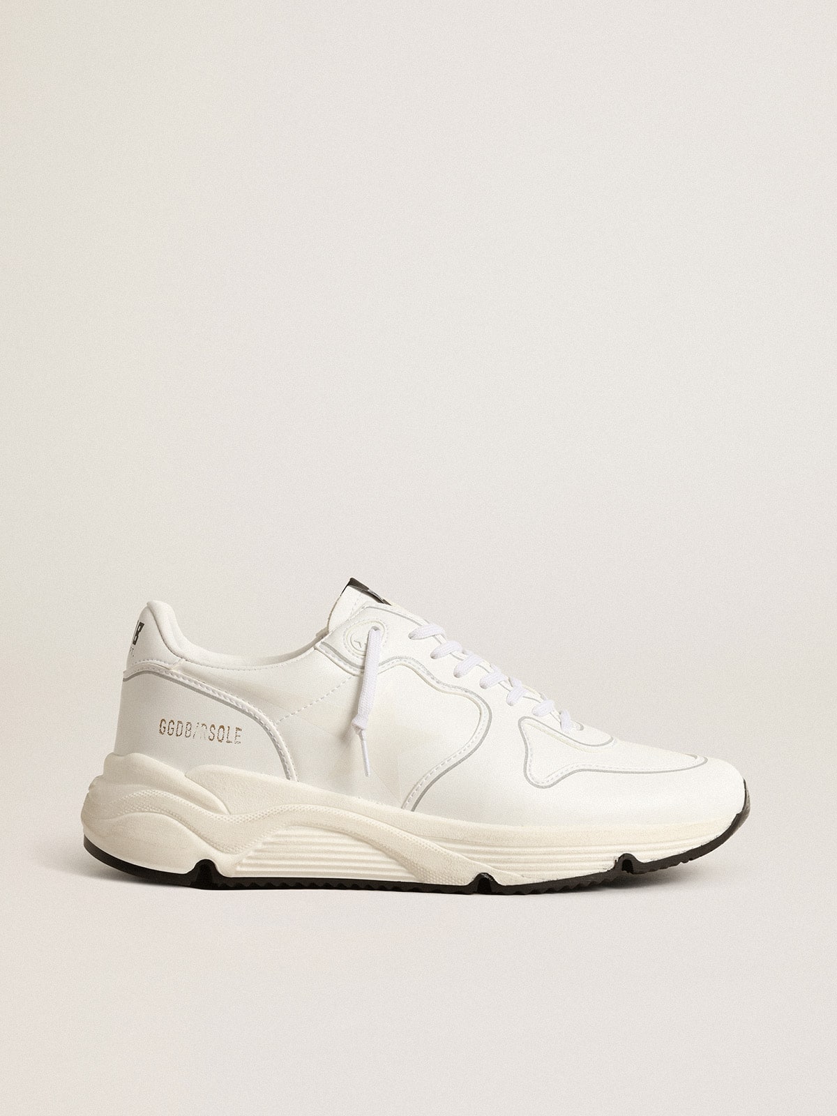 Golden Goose Women’s bio-based Running Sole with white star and heel tab