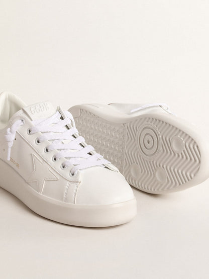 Golden Goose Women's bio-based Purestar with bronze metallic leather heel tab