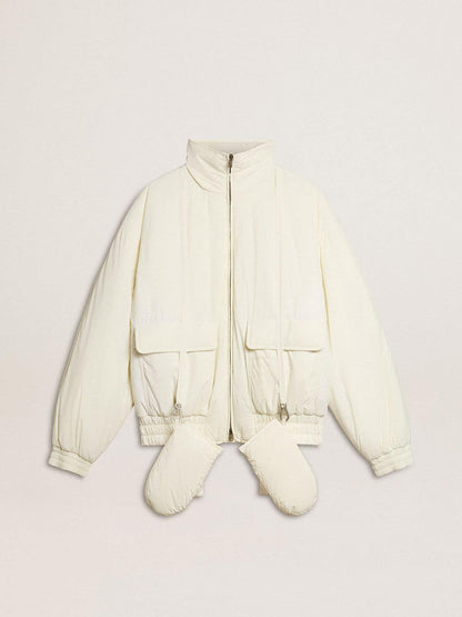 Golden Goose Women’s cream padded jacket