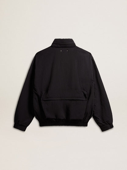 Golden Goose Black multi-pocket windcheater