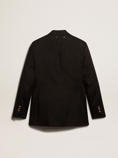 Golden Goose Women’s black double-breasted blazer