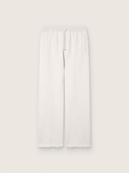 Golden Goose Star unisex sweatpants in gray melange fleece