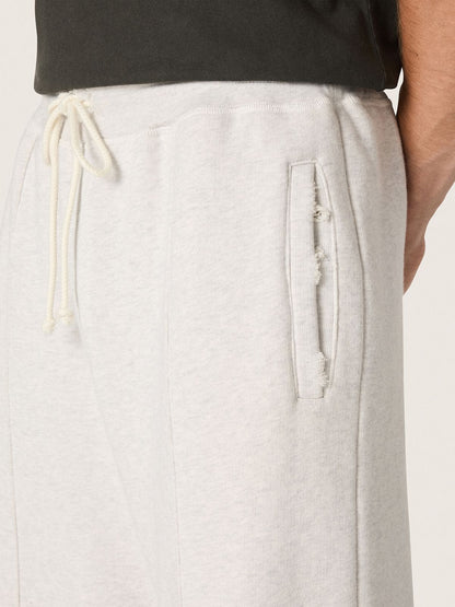 Golden Goose Star unisex sweatpants in gray melange fleece