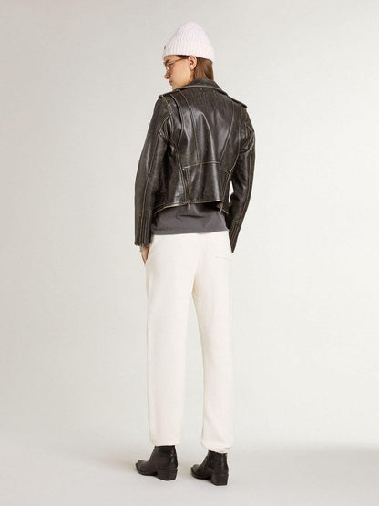 Golden Goose White joggers