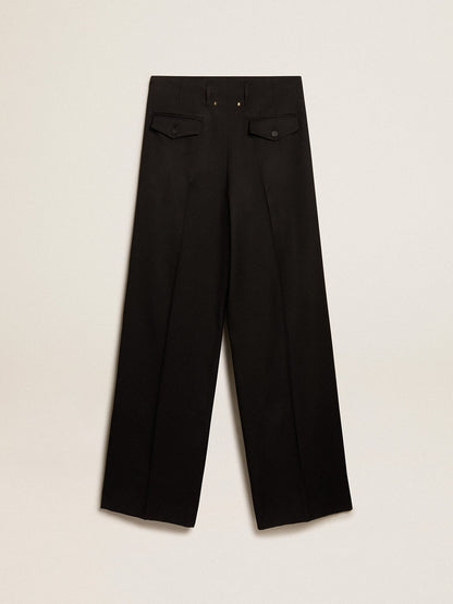 Golden Goose Women’s black wool gabardine pants