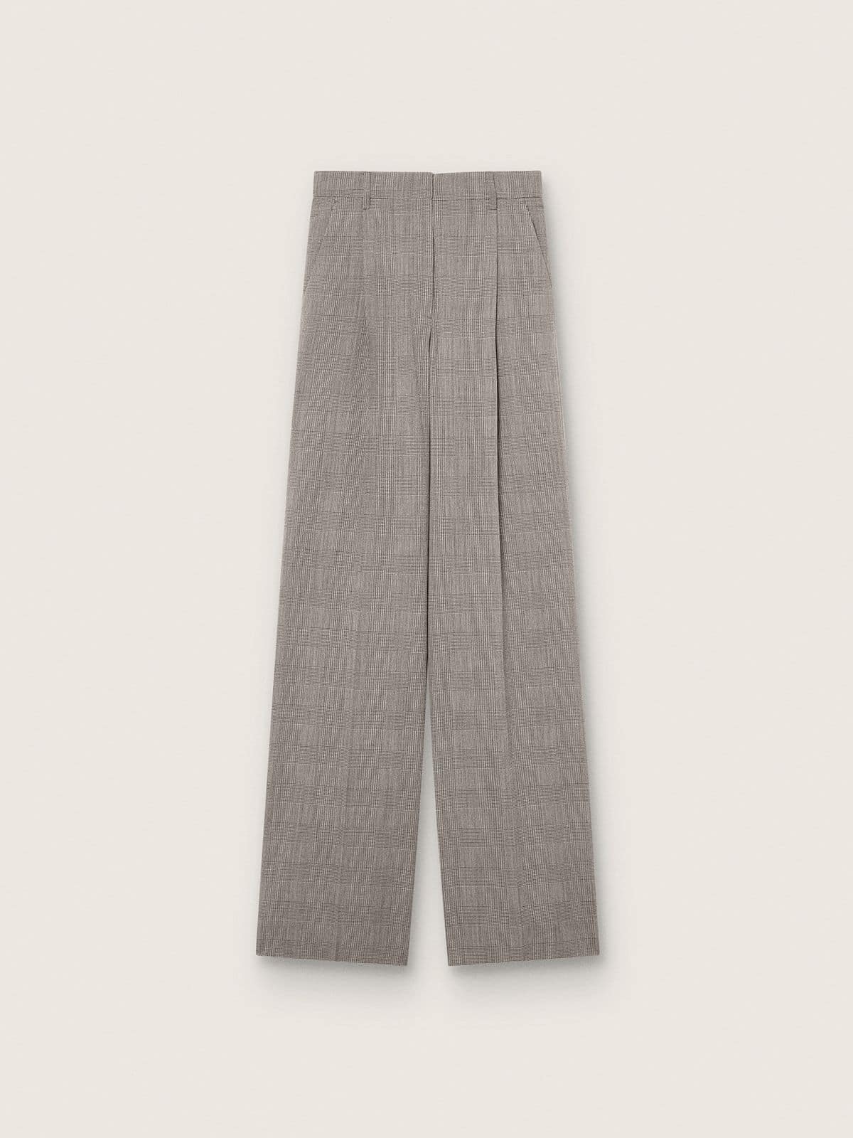 Golden Goose Women’s oversized pants in gray Prince of Wales check