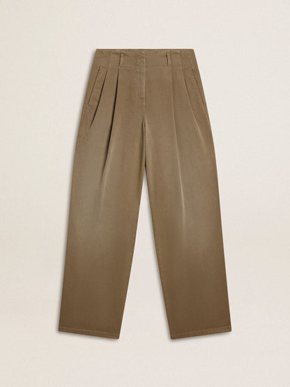 Golden Goose Women's khaki cotton pants