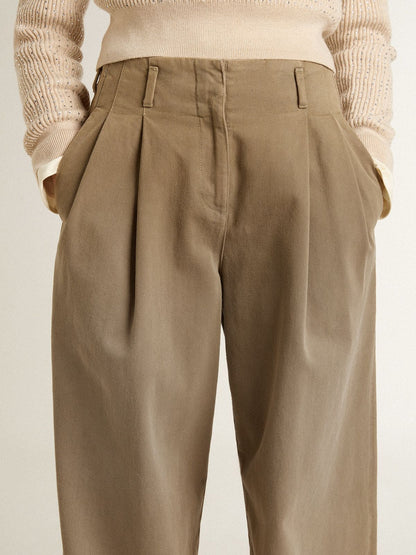 Golden Goose Women's khaki cotton pants