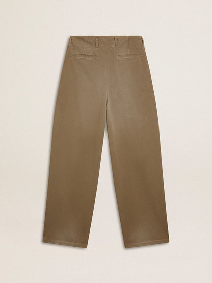 Golden Goose Women's khaki cotton pants