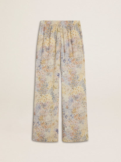 Golden Goose Women's multicolor joggers with floral print