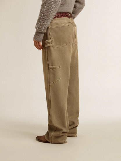 Golden Goose Women's distressed-effect cotton pants