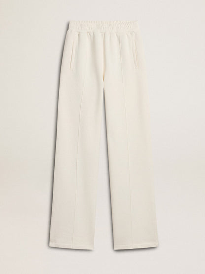 Golden Goose Women’s white cotton joggers