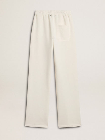 Golden Goose Women’s white cotton joggers