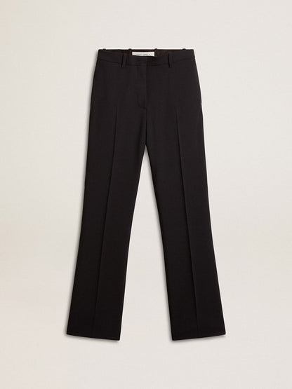 Golden Goose Women’s soft black pants in wool blend