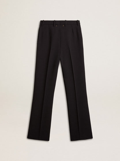 Golden Goose Women’s soft black pants in wool blend
