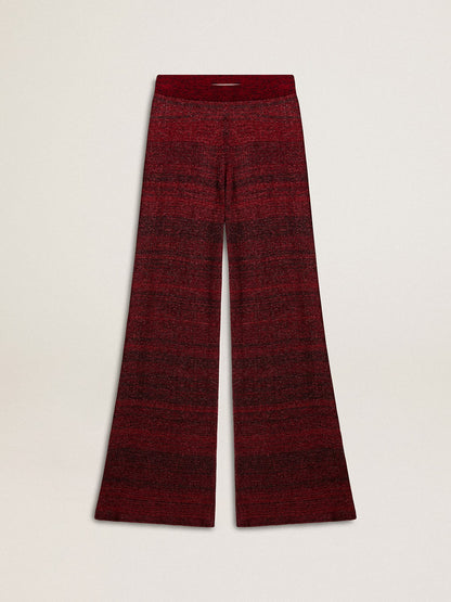 Golden Goose Irregular-striped cotton pants