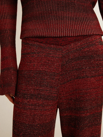 Golden Goose Irregular-striped cotton pants