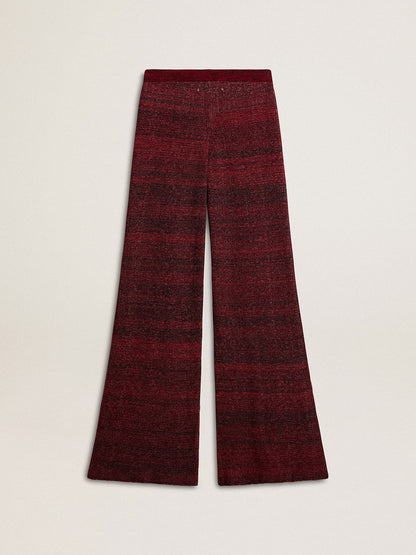 Golden Goose Irregular-striped cotton pants