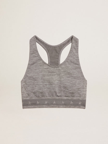 Golden Goose Gray melange athletic top