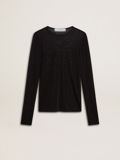 Golden Goose Women's black crew neck t-shirt