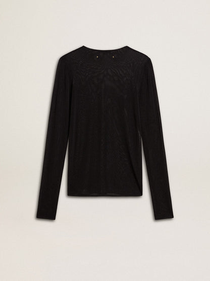 Golden Goose Women's black crew neck t-shirt