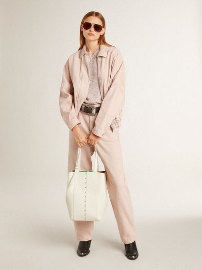 Golden Goose Mesh knit top with sequins and contrasting details