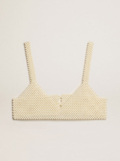 Golden Goose Women’s string of pearls top