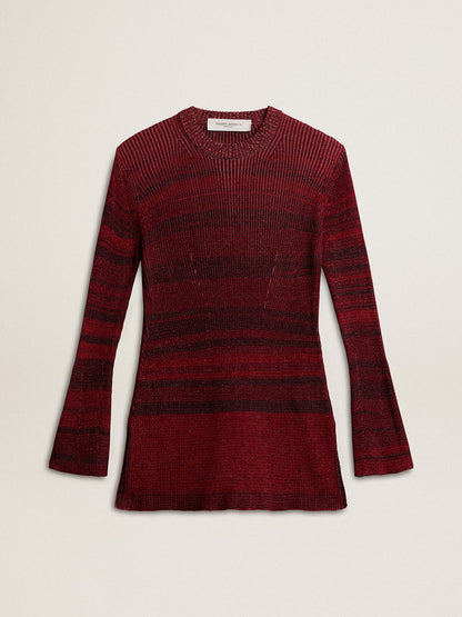 Golden Goose Irregular-striped cotton dress