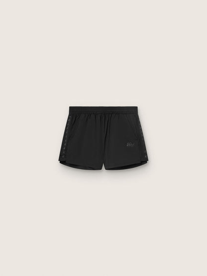 Golden Goose Women's black double-layer sports shorts