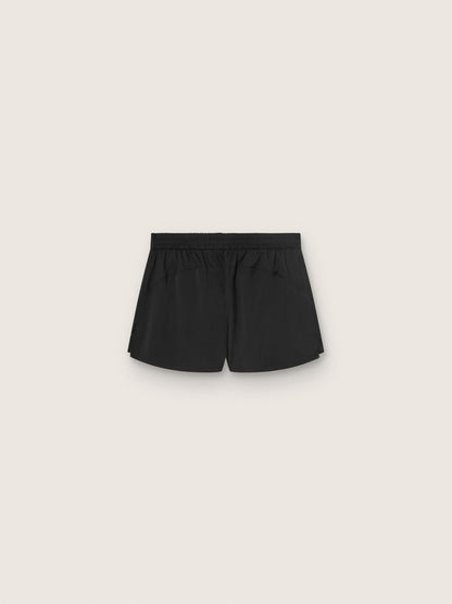 Golden Goose Women's black double-layer sports shorts