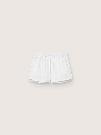 Golden Goose Women's white double-layer sports shorts