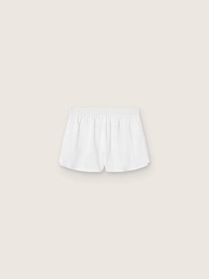 Golden Goose Women's white double-layer sports shorts