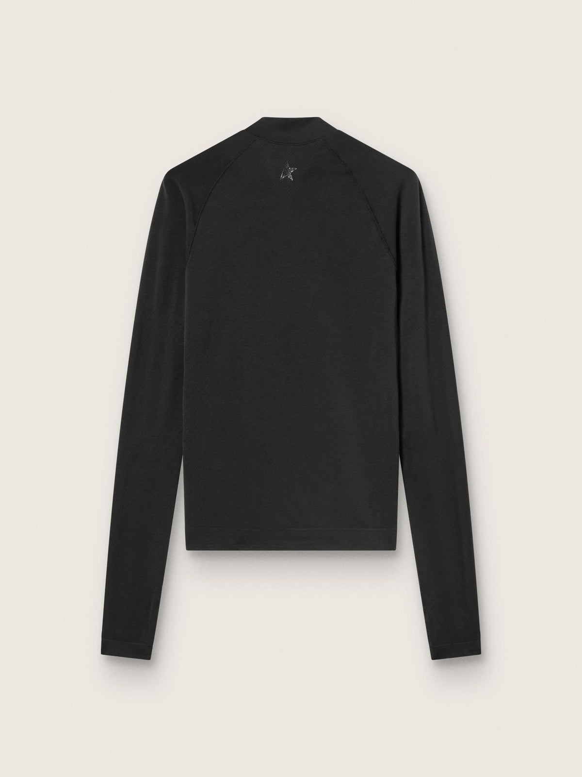 Golden Goose Women's black long-sleeve sports top with zip