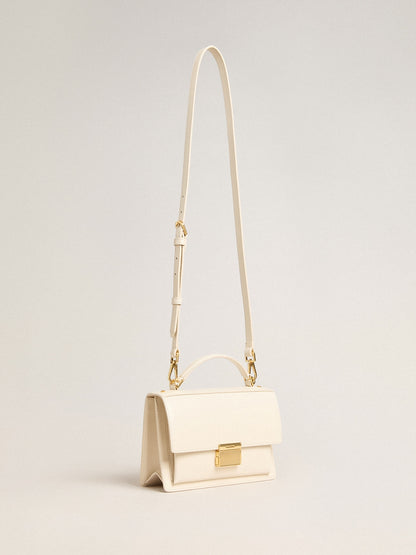 Golden Goose Venezia Bag in butter-colored boarded leather with gold details