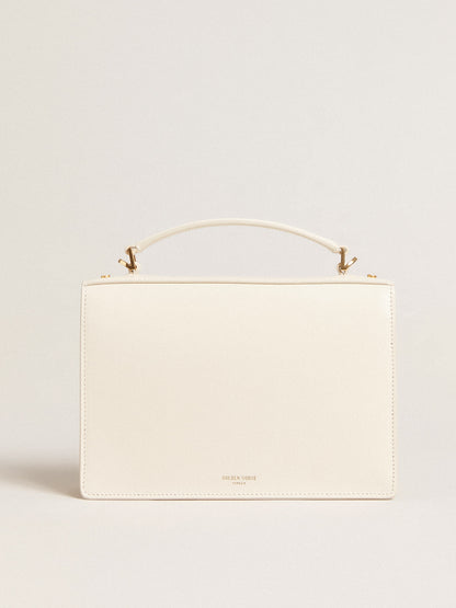 Golden Goose Venezia Bag in butter-colored boarded leather with gold details