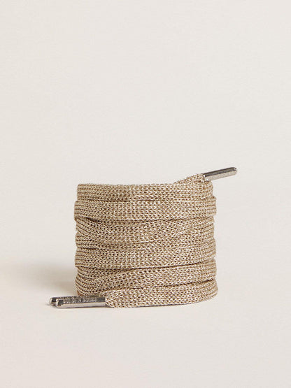 Golden Goose Gold lurex laces